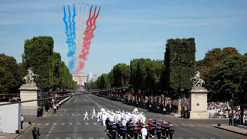 2022年7月14日法国国庆阅兵
