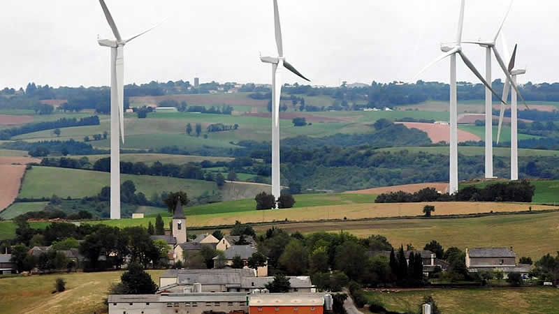 Les éoliennes d'Assac