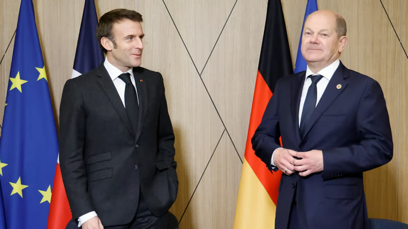德国总理朔尔茨和法国总统马克龙