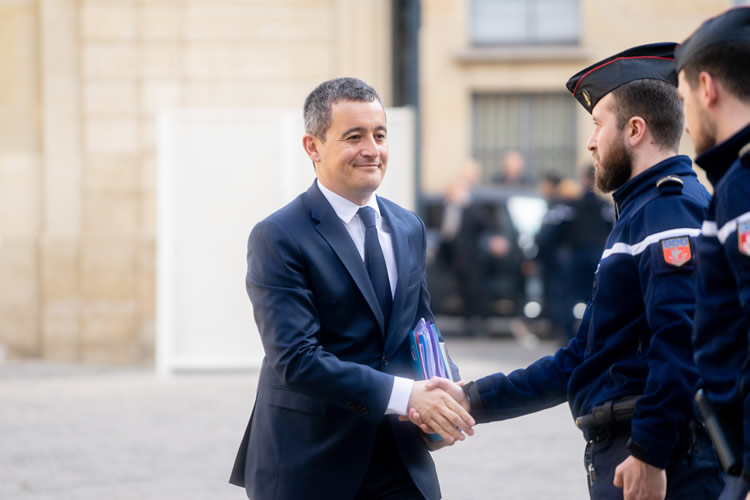 法国内政部长达马南（Gérald Darmanin）